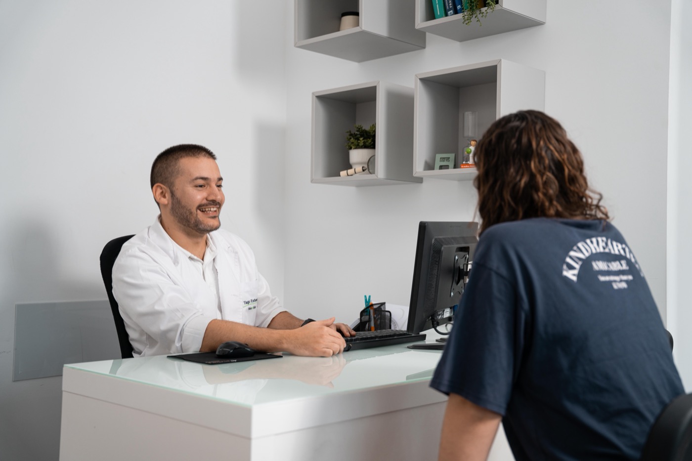 Consulta de avaliação na clínica Fisiovida